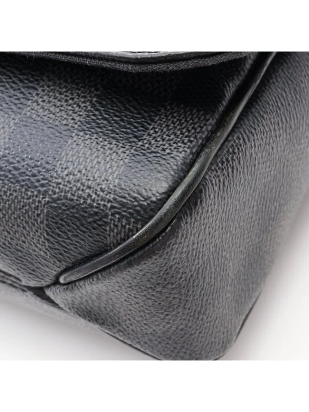 Louis Vuitton Shoulder Bag District PM Canvas Leather